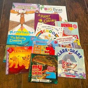 Lot of 12 paper back books for kids